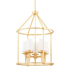 Torch Lantern, Gold Leaf