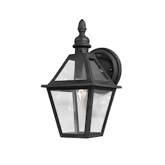 Townsend Exterior Wall Sconce, Texture Black