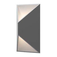 Prisma Wall Sconce, Textured Gray
