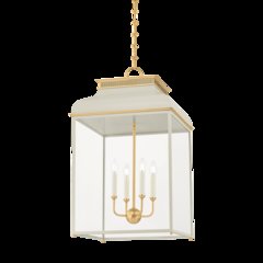 Houghton Lantern, Aged Brass