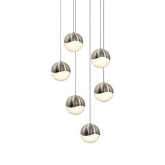 Grapes Pendant, Satin Nickel