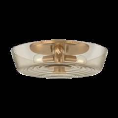 Theodore Flush Mount, Patina Brass