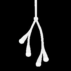 Elsa Pendant, Texture White