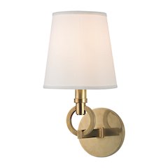 Malibu Wall Sconce, Aged Brass