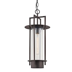 Carroll Park Exterior Lantern, Textured Bronze