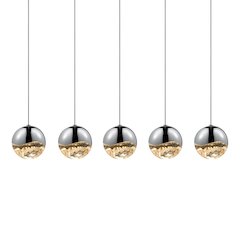 Grapes Pendant, Polished Chrome