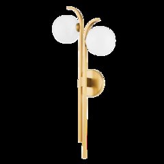 Laval Wall Sconce, Aged Brass