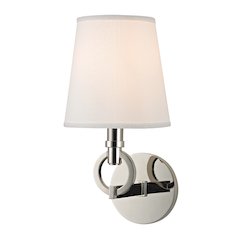 Malibu Wall Sconce, Polished Nickel