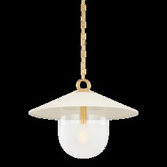 Ressi Pendant, Aged Brass