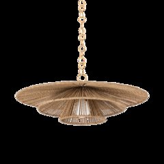 Levan Pendant, Vintage Gold Leaf