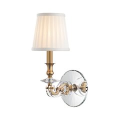 Lapeer Wall Sconce, Aged Brass