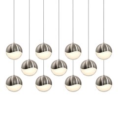 Grapes Pendant, Satin Nickel