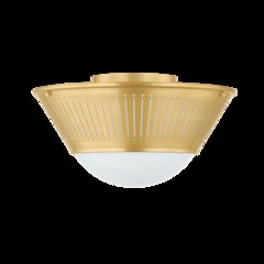 Elsmere Flush Mount, Aged Brass