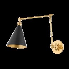 Osterley Wall Sconce, Aged Brass, Distressed Bronze