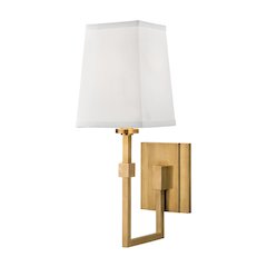 Fletcher Wall Sconce, Aged Brass