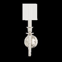 Abington Wall Sconce, Polished Nickel
