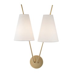 Campagna Wall Sconce, Aged Brass