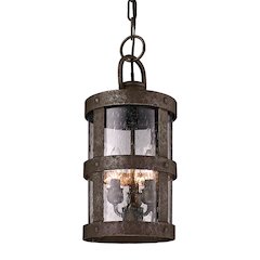Barbosa Exterior Lantern, Aged Pewter