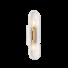 Lane Wall Sconce, Patina Brass