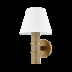 Denton Wall Sconce, Patina Brass