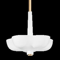 Rimini Pendant, Gold Leaf