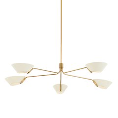 Sacramento Chandelier, Patina Brass