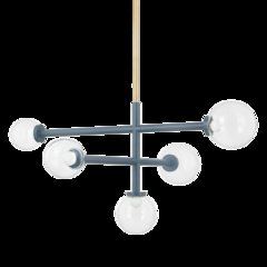 Sia Chandelier, Aged Brass