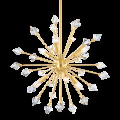 Genesis Chandelier, Aged Brass