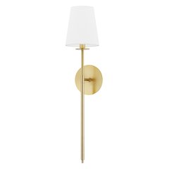 Niagara Wall Sconce, Aged Brass