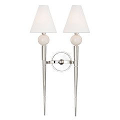 Vanessa Wall Sconce, Polished Nickel