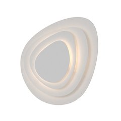 Abstract Panels Wall Sconce, Texture White