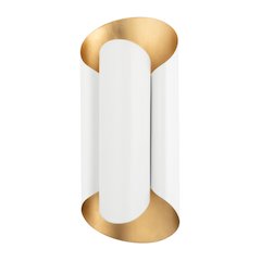 Banks Wall Sconce, Gold Leaf