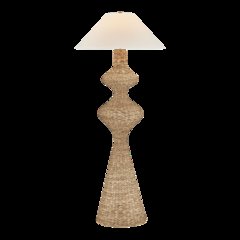 Walter Floor Lamp, Patina Brass