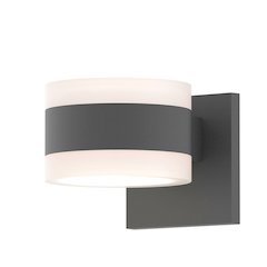 REALS Wall Sconce, Textured Gray