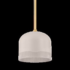 Liba Pendant, Aged Brass