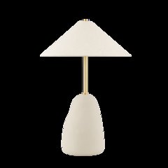 Maia Table Lamp, Aged Brass
