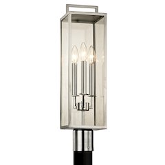 Beckham Exterior Post, Polished Stainless