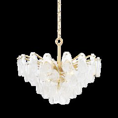 Darcia Chandelier, Aged Brass