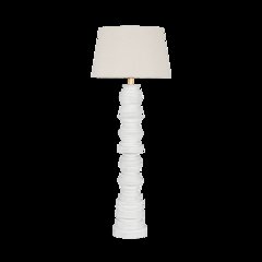 Wayzata Floor Lamp, Aged Brass