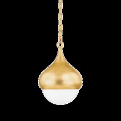 Luciel Pendant, Vintage Gold Leaf