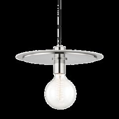 Milo Pendant, Polished Nickel