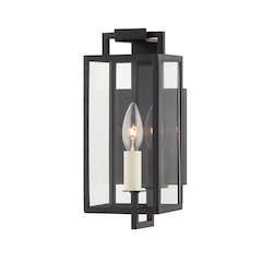 Beckham Exterior Wall Sconce, Forged Iron