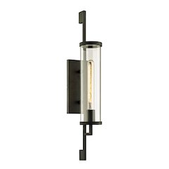 Park Slope Exterior Wall Sconce, Forged Iron