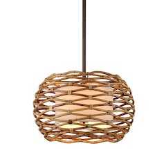 Balboa Chandelier, Textured Bronze