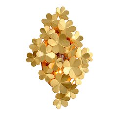 Gigi Wall Sconce, Gold Leaf