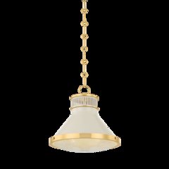 Highclere Pendant, Aged Brass