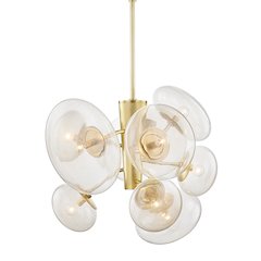 Opera Chandelier, Aged Brass