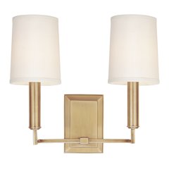 Clinton Wall Sconce, Aged Brass