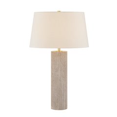 Highland Mills Table Lamp, Essential, Natural, Modern