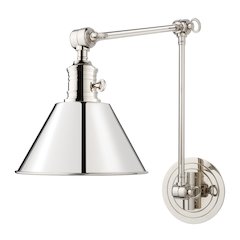 Garden City Wall Sconce, Polished Nickel